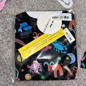 Little Sleepies Black Zodiac Kids Pajama Set